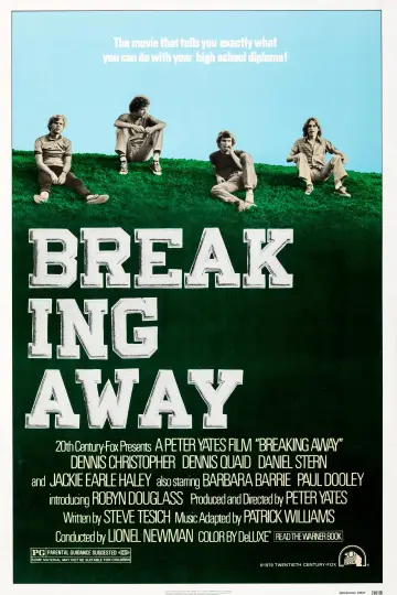 Poster to the movie "Breaking Away" #1074256