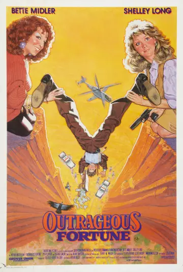 Poster to the movie "Outrageous Fortune" #1131324