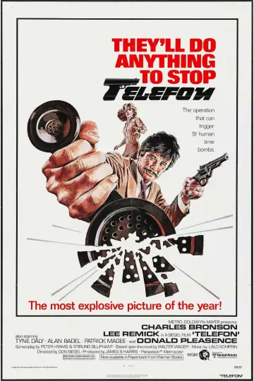 Poster to the movie "Telefon" #1141558