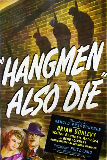 Poster to the movie "Hangmen Also Die!" #1081351