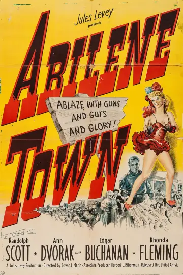 Poster to the movie "Abilene Town" #709080