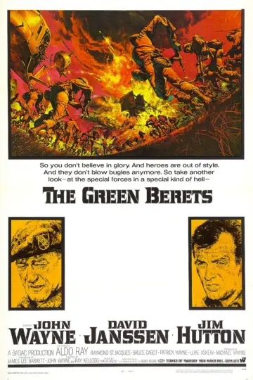 Poster to the movie "The Green Berets" #886850