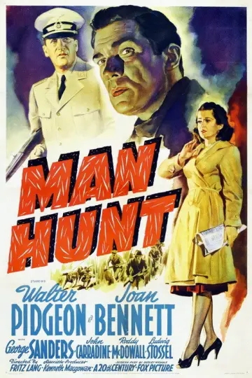 Poster to the movie "Man Hunt" #1111611