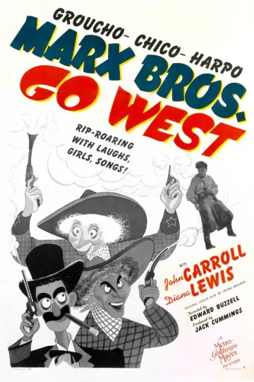 Poster to the movie "Go West" #1111196