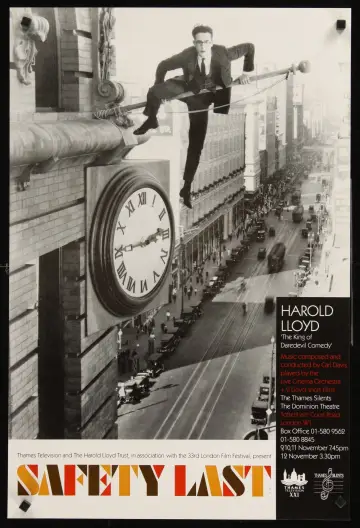 Poster to the movie "Safety Last!" #983760