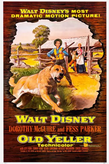 Poster to the movie "Old Yeller" #714611