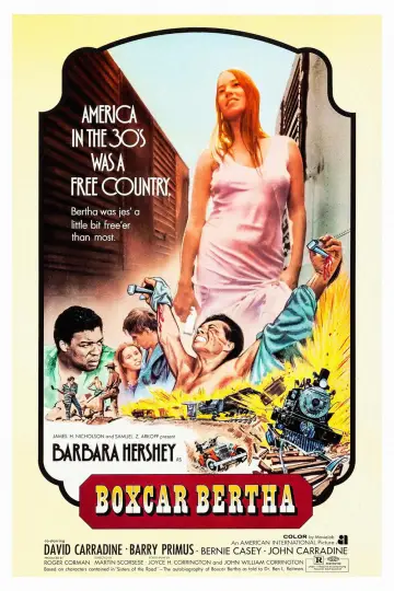 Poster to the movie "Boxcar Bertha" #1053795