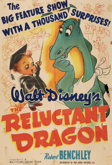 Poster to the movie "The Reluctant Dragon" #1021930