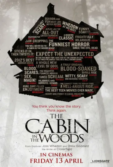 Poster to the movie "The Cabin in the Woods" #696144