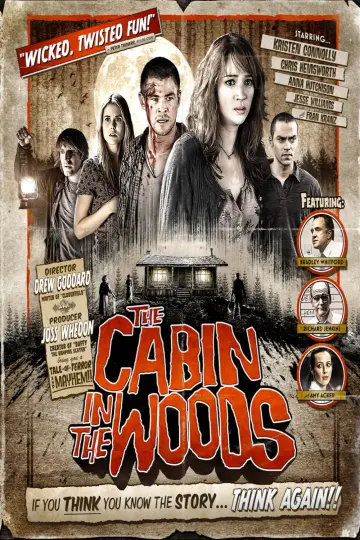Poster to the movie "The Cabin in the Woods" #963819