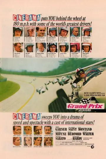 Poster to the movie "Grand Prix" #904371