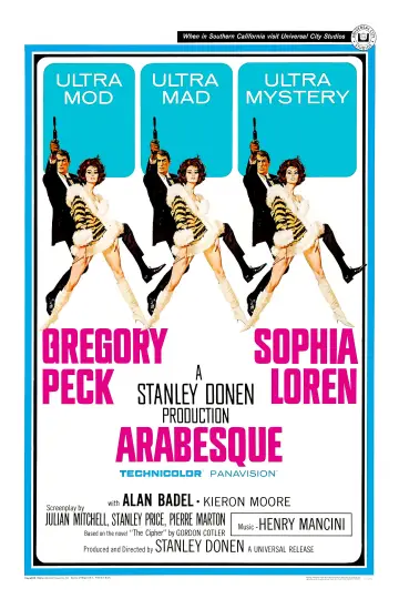 Poster to the movie "Arabesque" #902505
