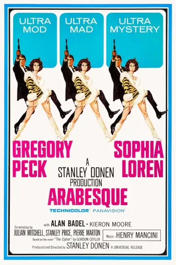 Poster to the movie "Arabesque" #902518