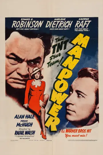 Poster to the movie "Manpower" #653085