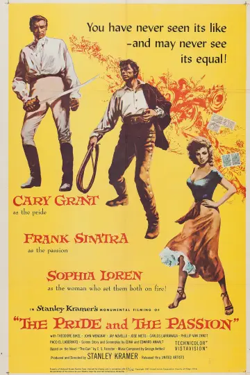 Poster to the movie "The Pride and the Passion" #1081584