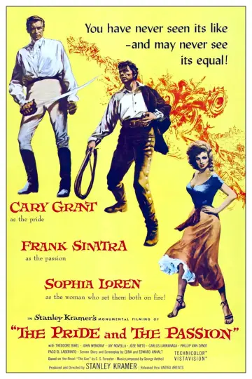 Poster to the movie "The Pride and the Passion" #1081585