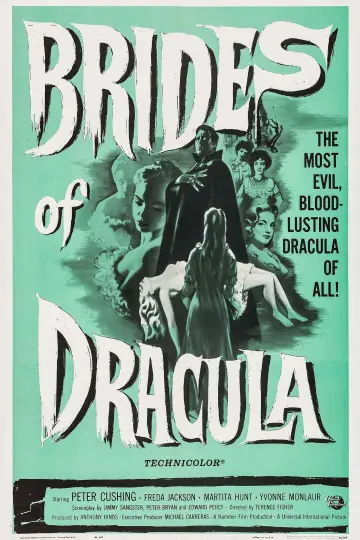 Poster to the movie "The Brides of Dracula" #1048151
