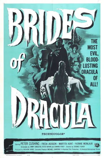 Poster to the movie "The Brides of Dracula" #1048155