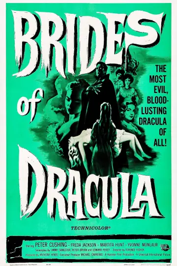 Poster to the movie "The Brides of Dracula" #1048156