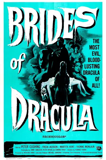 Poster to the movie "The Brides of Dracula" #1048157