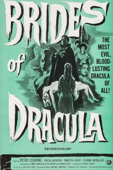 Poster to the movie "The Brides of Dracula" #1048168