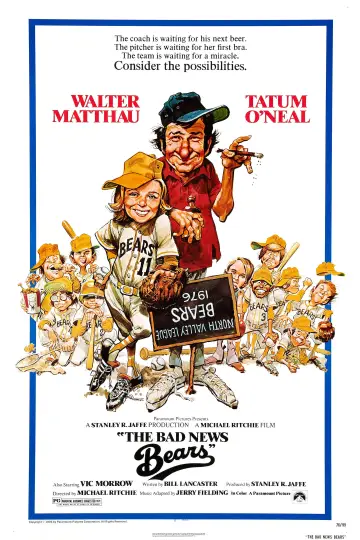 Poster to the movie "The Bad News Bears" #1089583