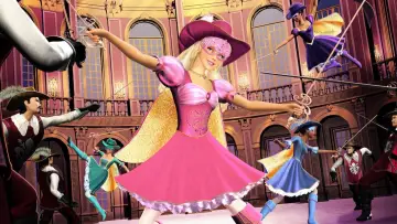 Backdrop to the movie "Barbie and the Three Musketeers" #230308