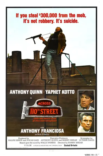 Poster to the movie "Across 110th Street" #1063046