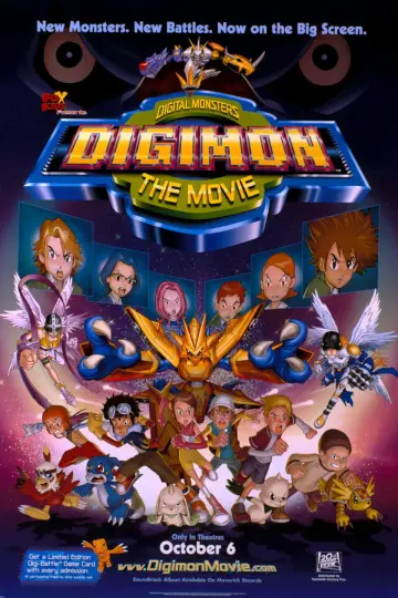 Poster to the movie "Digimon: The Movie" #951348