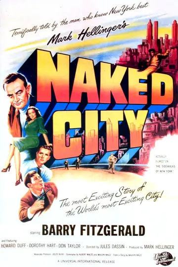 Poster to the movie "The Naked City" #1062436