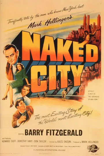 Poster to the movie "The Naked City" #1062437