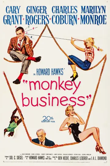 Poster to the movie "Monkey Business" #926929