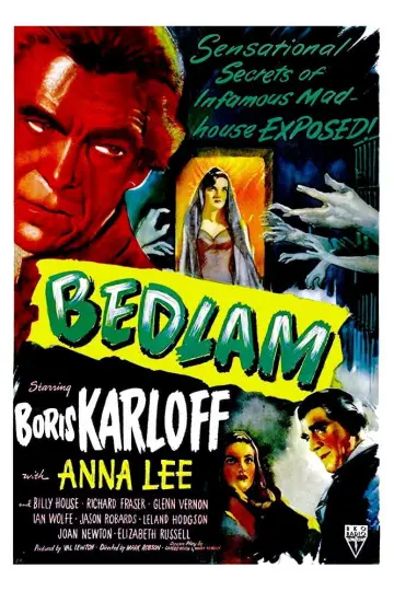 Poster to the movie "Bedlam" #640569