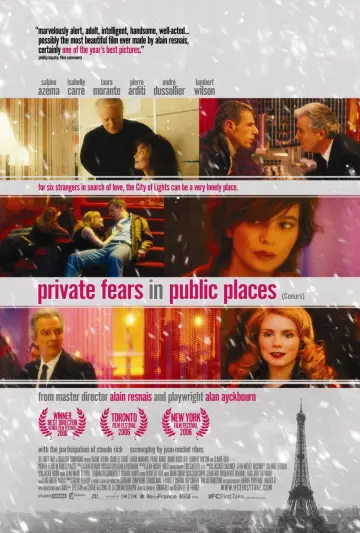 Poster to the movie "Private Fears in Public Places" #1068113