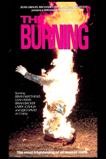Poster to the movie "The Burning" #889572