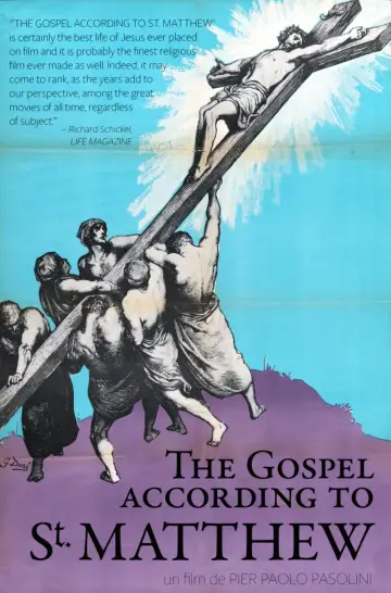 Poster to the movie "The Gospel According to St. Matthew" #215022