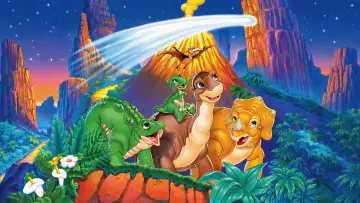 Backdrop to the movie "The Land Before Time VII: The Stone of Cold Fire" #1039621