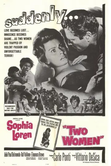 Poster to the movie "Two Women" #902924