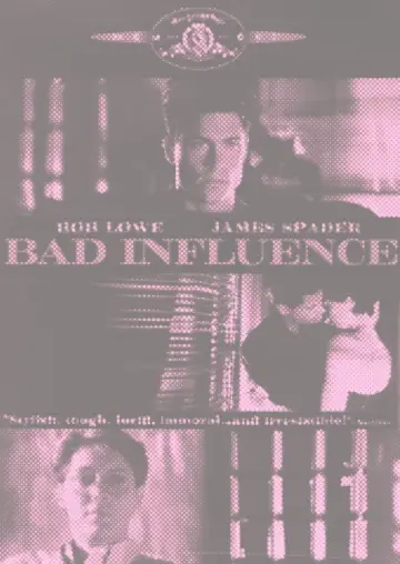 Poster to the movie "Bad Influence" #1101824