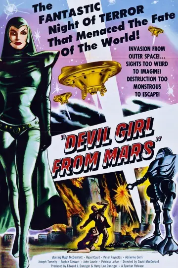 Poster to the movie "Devil Girl from Mars" #1147009