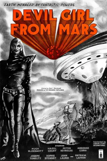 Poster to the movie "Devil Girl from Mars" #1147011