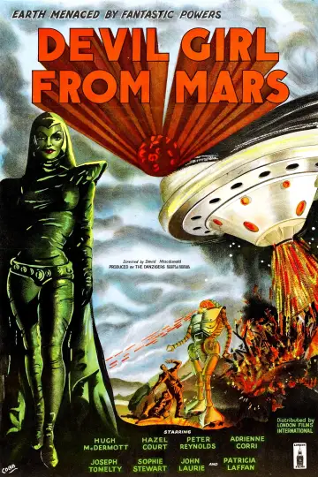 Poster to the movie "Devil Girl from Mars" #1147012