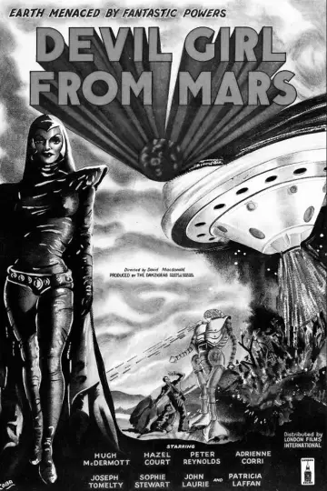 Poster to the movie "Devil Girl from Mars" #1147013
