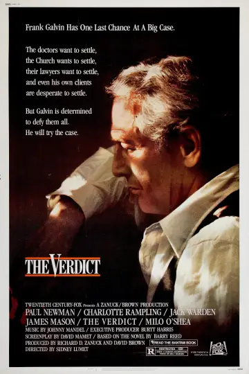 Poster to the movie "The Verdict" #935984