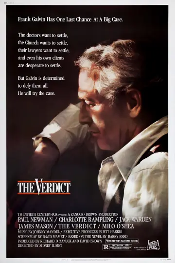 Poster to the movie "The Verdict" #935986