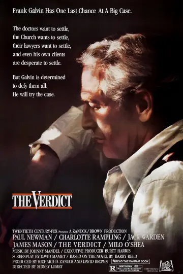 Poster to the movie "The Verdict" #935989
