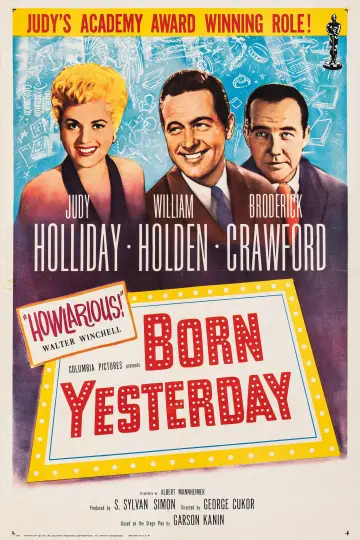 Poster to the movie "Born Yesterday" #648273