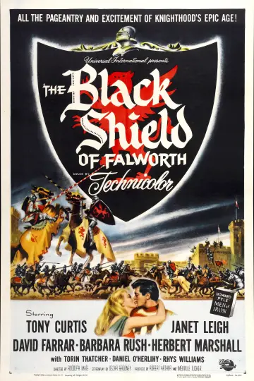 Poster to the movie "The Black Shield of Falworth" #1579036