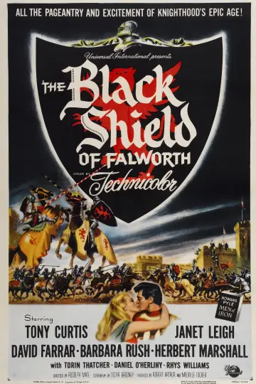 Poster to the movie "The Black Shield of Falworth" #1579037