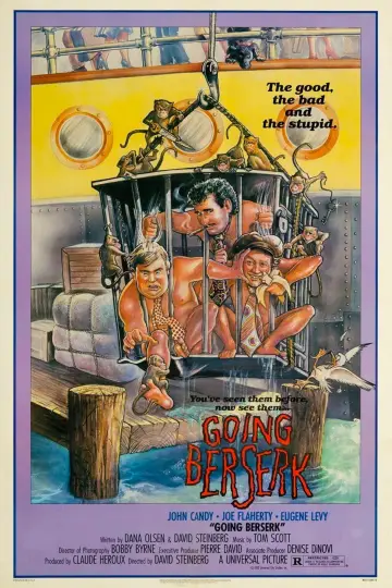 Poster to the movie "Going Berserk" #1110694